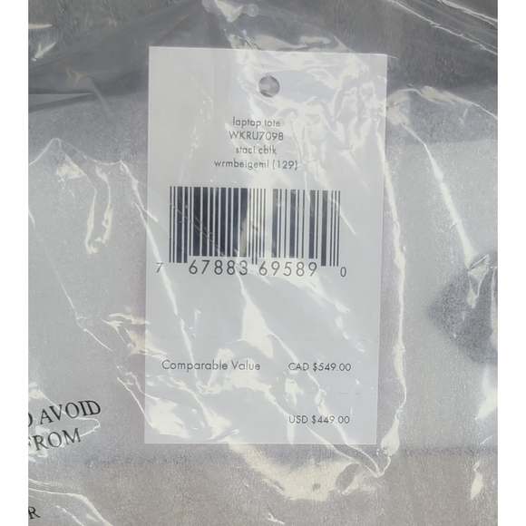 EUC kate spade "Staci" Colorblock Laptop Tote - Picture 10 of 10